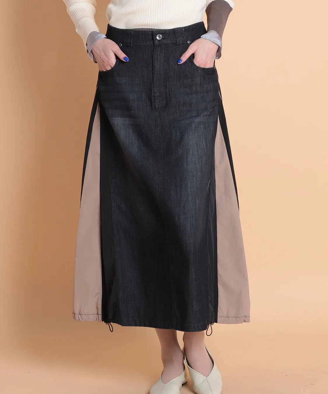 デニム＆タフタパイピング　セラビ(C'EST LA VIE)