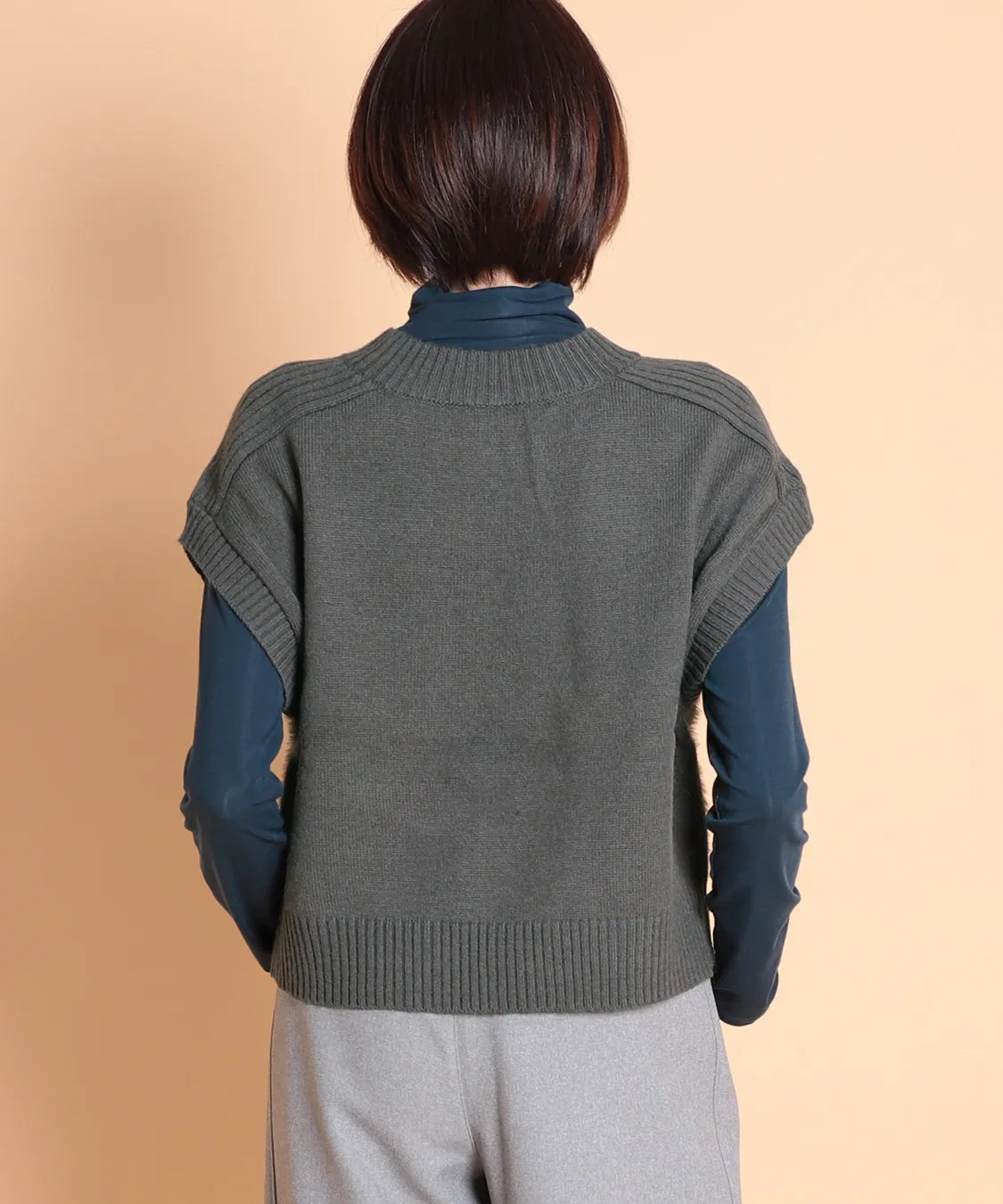 シャギーロゴベスト　セラビ(C'EST LA VIE)