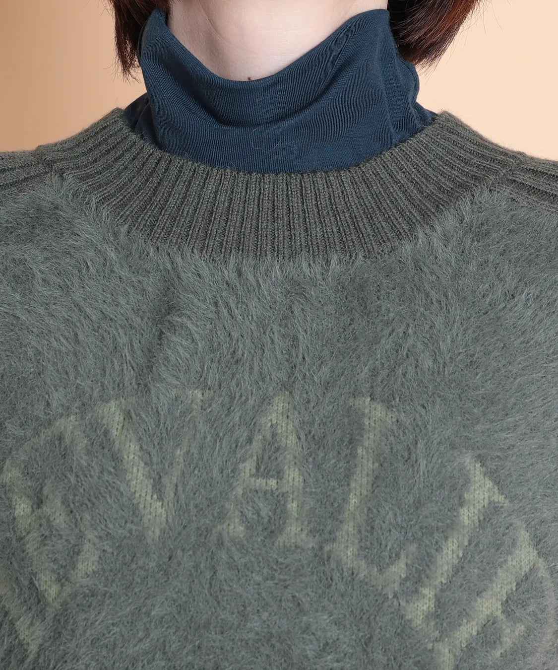 シャギーロゴベスト　セラビ(C'EST LA VIE)