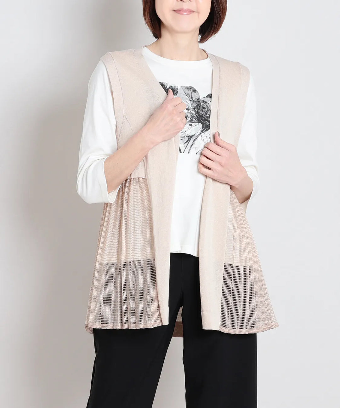 アラレ kansai ニットベスト アラレ kansai ニットベスト 楽天市場