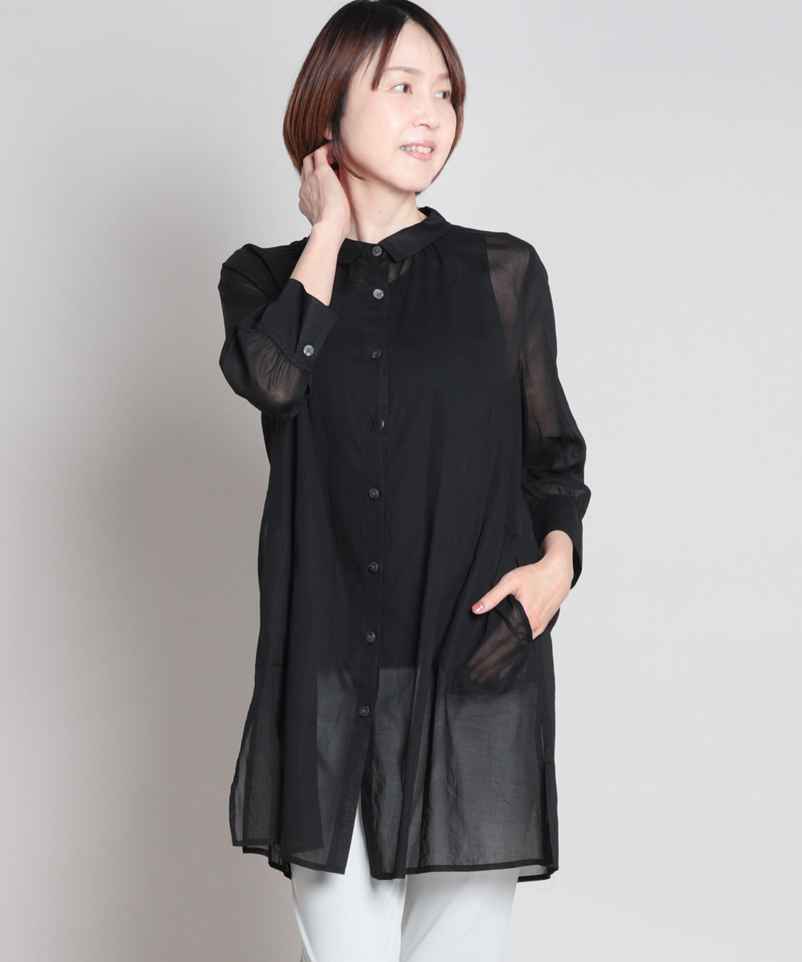 シアードボイルロングシャツ KANSAI BIS(カンサイビス)