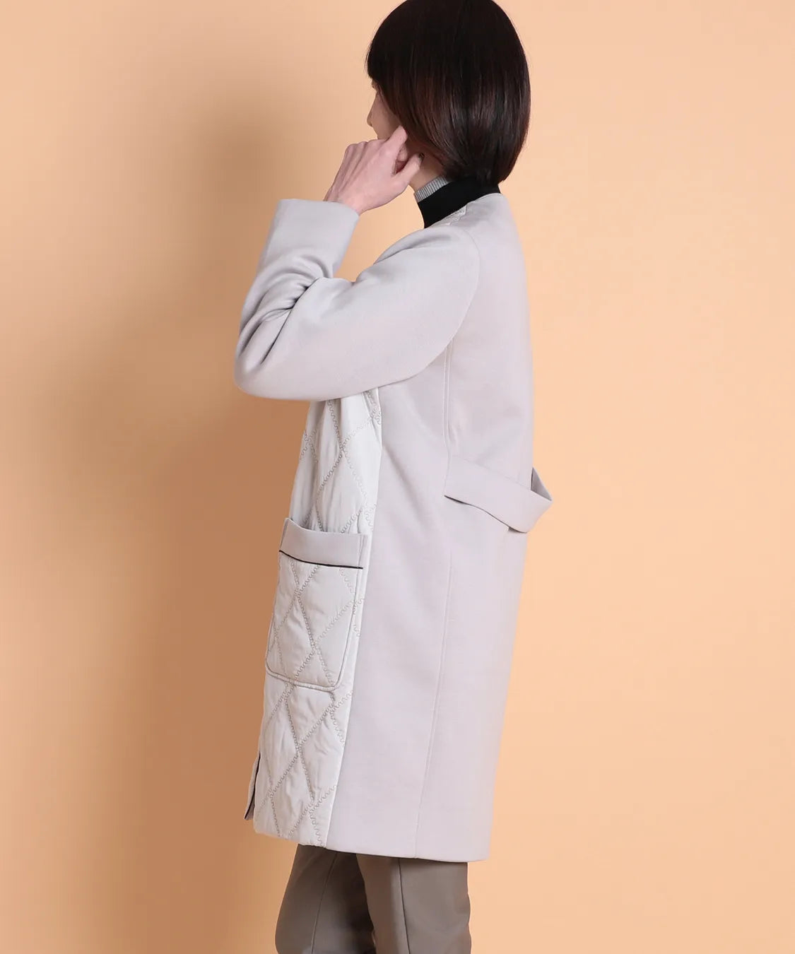 ダンボールニット×中綿キルトコート M'ID KANSAI YAMAMOTO (ミッド カンサイ ヤマモト)