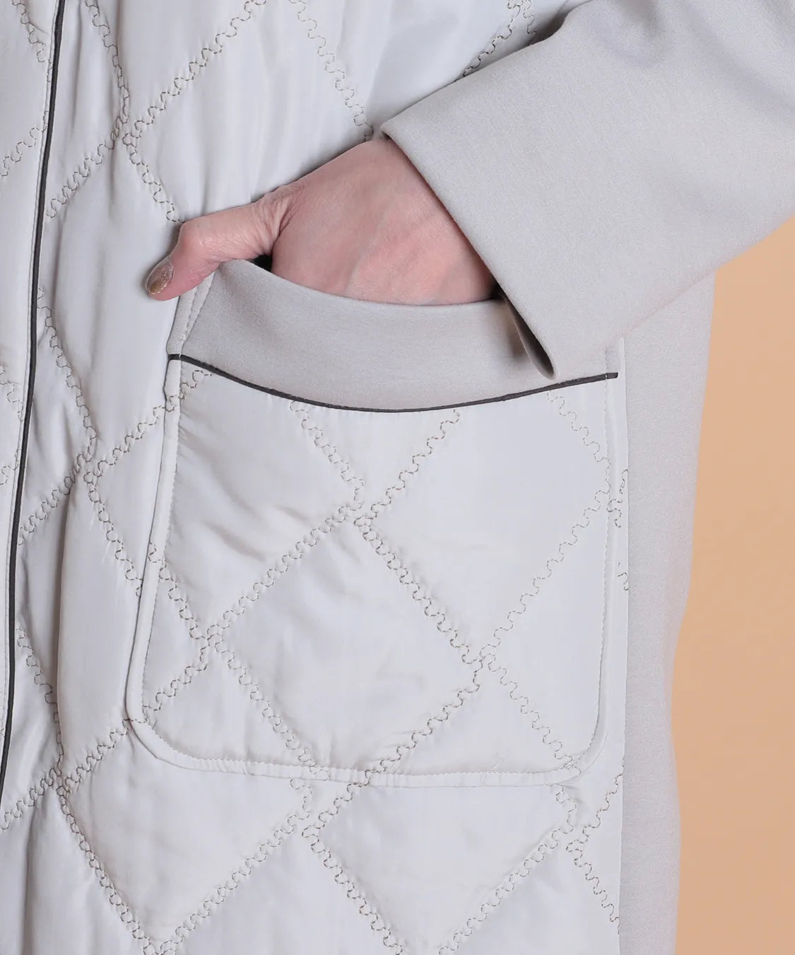 ダンボールニット×中綿キルトコート M'ID KANSAI YAMAMOTO (ミッド カンサイ ヤマモト)