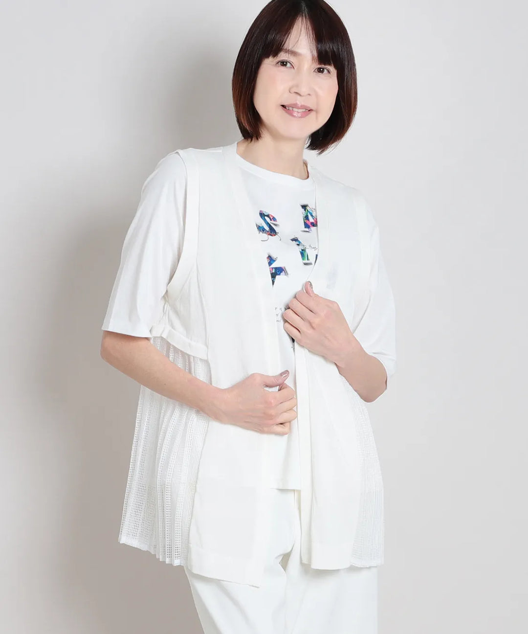 アラレ kansai ニットベスト アラレ kansai ニットベスト 楽天市場