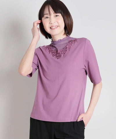 コットンSZ刺繍チュールMIXプルオーバー KANSAI BIS(カンサイビス)公式