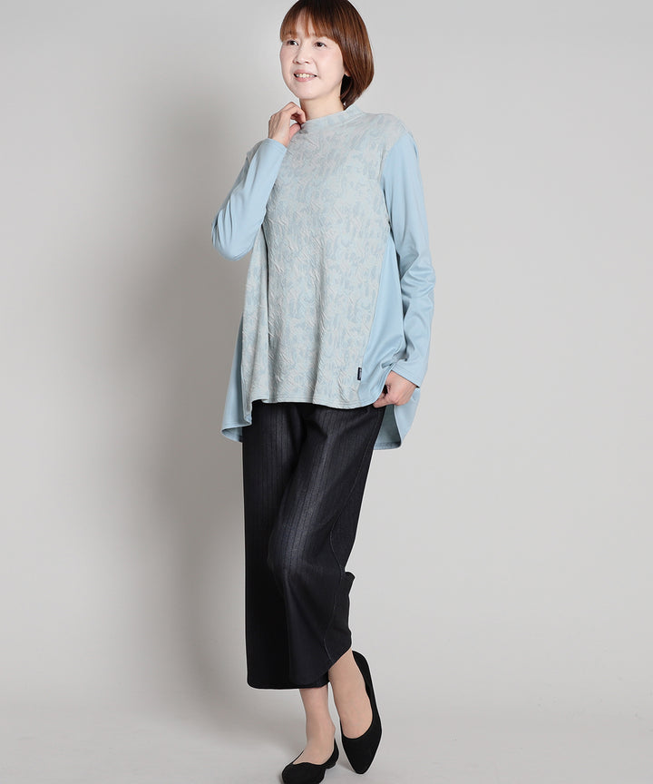 総柄ハイネックチュニックプルオーバー KANSAI BIS(カンサイビス