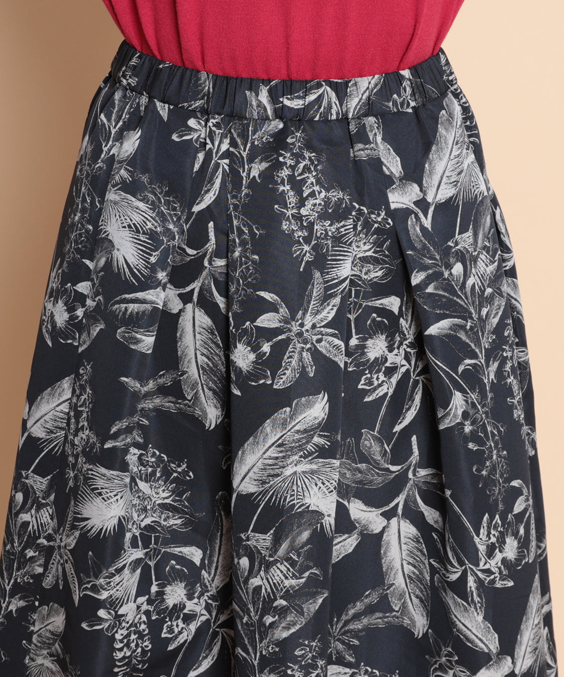 KANSAI BIS(カンサイビス) グログランボタニカルスカート
