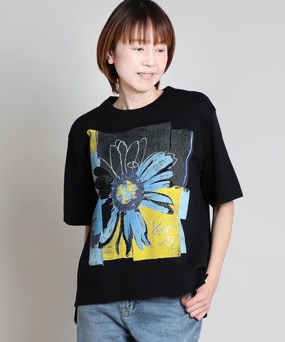 フラワープリントTシャツ KANSAI BIS(カンサイビス)