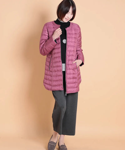 ライトダウンノーカラーロングコート M'ID KANSAI YAMAMOTO (ミッド カンサイ ヤマモト)