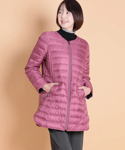 ライトダウンノーカラーロングコート M'ID KANSAI YAMAMOTO (ミッド カンサイ ヤマモト)