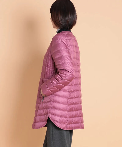 ライトダウンノーカラーロングコート M'ID KANSAI YAMAMOTO (ミッド カンサイ ヤマモト)