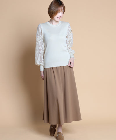 elife_select(イーライフセレクト) レースカットソー
