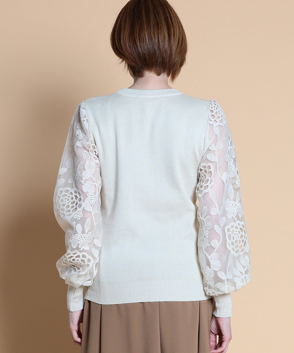 elife_select(イーライフセレクト) レースカットソー