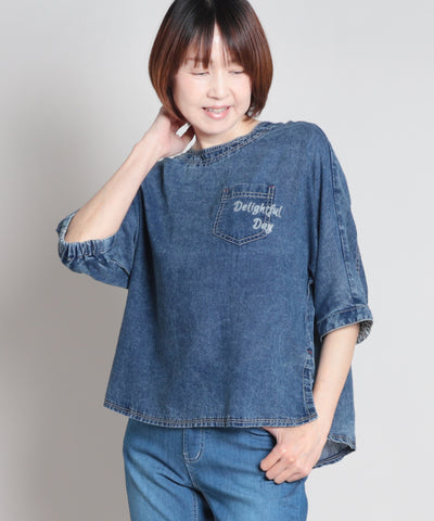 2.2oz Lite Denim クルー セラビ(C'EST LA VIE)