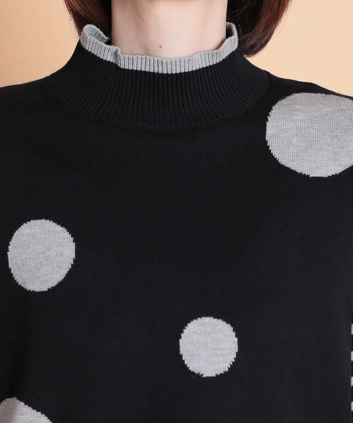 ドットボーダーMIXニットプルオーバー M'ID KANSAI YAMAMOTO (ミッド カンサイ ヤマモト)