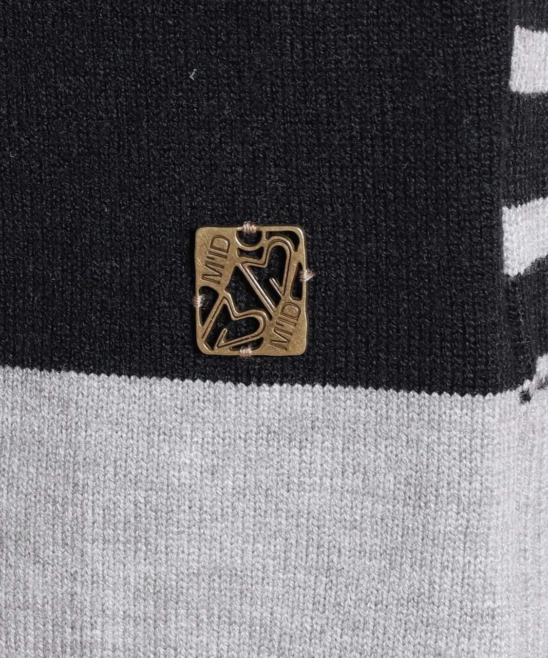 ドットボーダーMIXニットプルオーバー M'ID KANSAI YAMAMOTO (ミッド カンサイ ヤマモト)