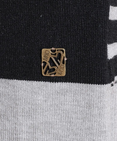 ドットボーダーMIXニットプルオーバー M'ID KANSAI YAMAMOTO (ミッド カンサイ ヤマモト)