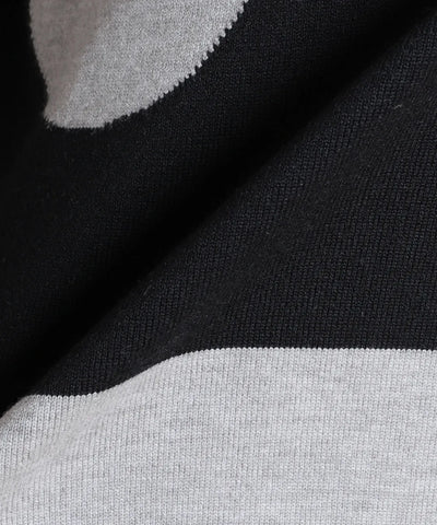 ドットボーダーMIXニットプルオーバー M'ID KANSAI YAMAMOTO (ミッド カンサイ ヤマモト)