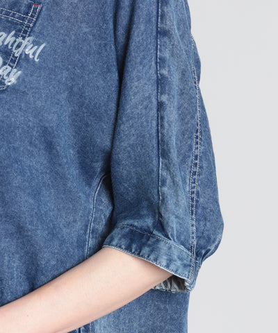 2.2oz Lite Denim クルー セラビ(C'EST LA VIE)