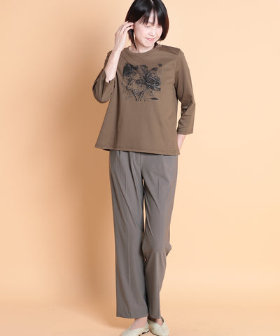 グラネールトリコットHTストレートパンツ   LANTANA(ランタナ)