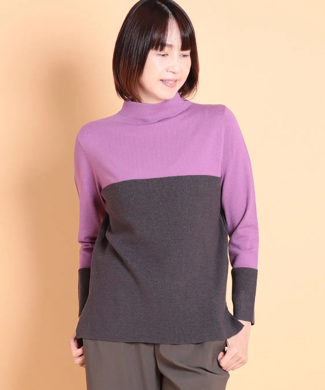 もちもちPT切替ニットプルオーバー KANSAI BIS(カンサイビス)公式