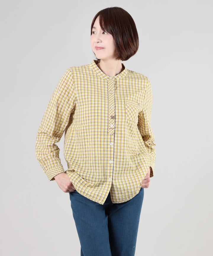 ギンガムチェックブラウス 公式ストア 50代60代からのファッション通販