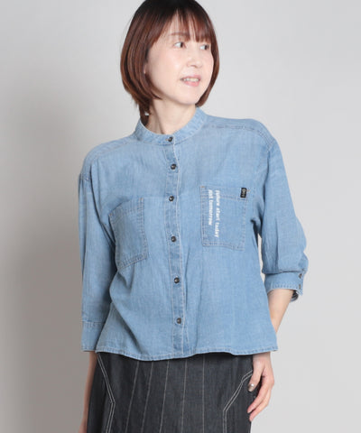2.2oz Lite denim ストライプ セラビ(C'EST LA VIE)