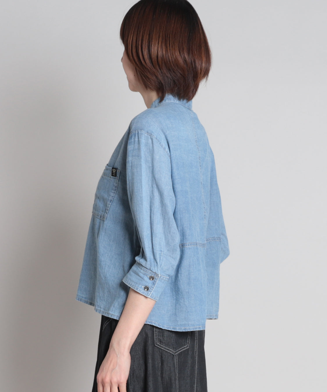 2.2oz Lite denim ストライプ セラビ(C'EST LA VIE)