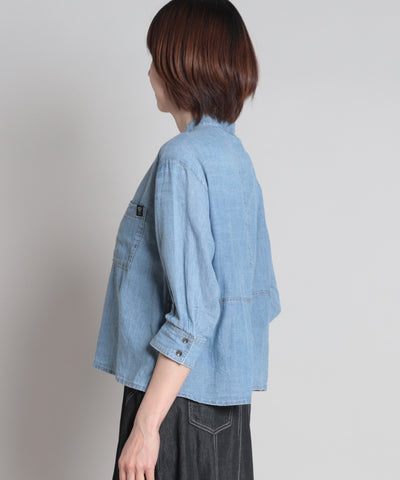 2.2oz Lite denim ストライプ セラビ(C'EST LA VIE)