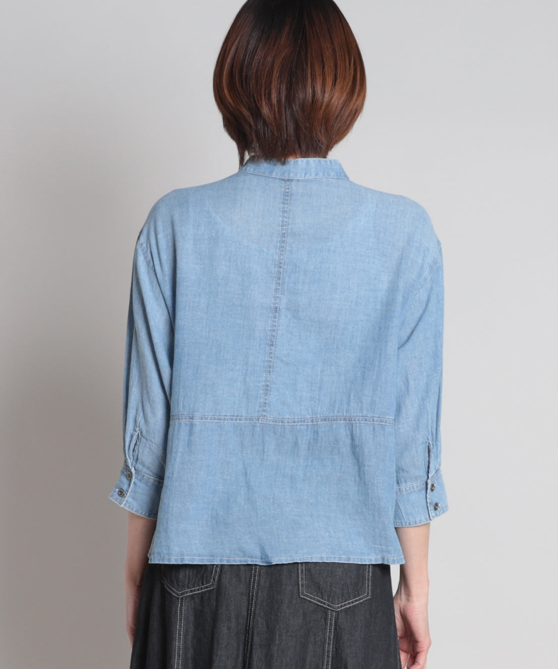 2.2oz Lite denim ストライプ セラビ(C'EST LA VIE)