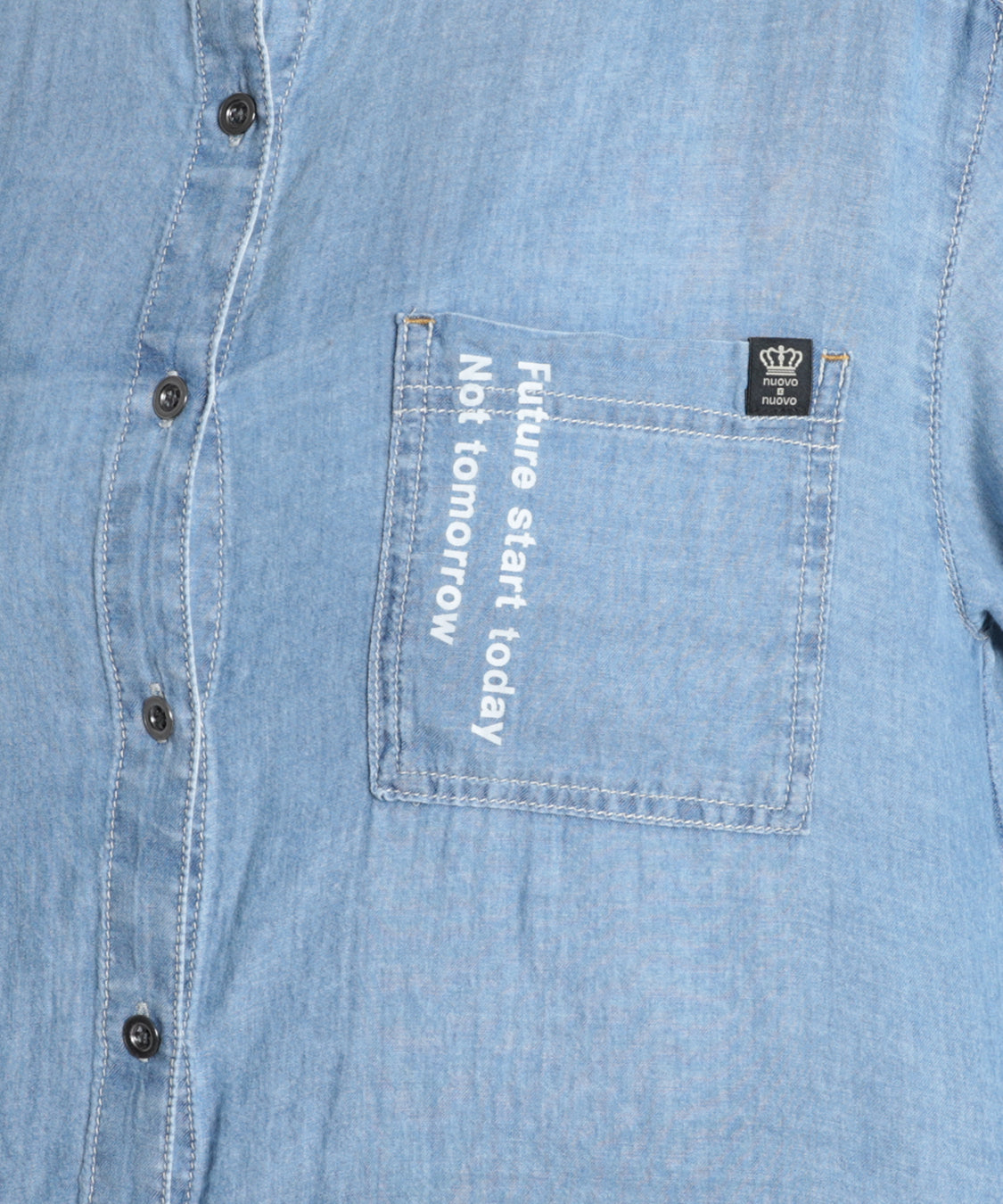 2.2oz Lite denim ストライプ セラビ(C'EST LA VIE)