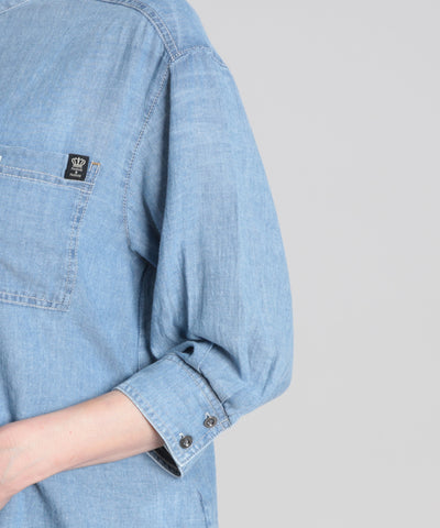 2.2oz Lite denim ストライプ セラビ(C'EST LA VIE)