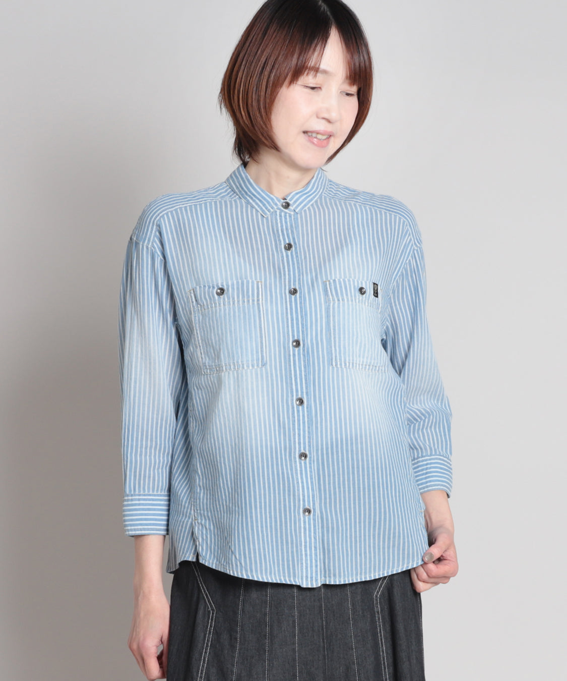 2.2oz Denim ストライプ セラビ(C'EST LA VIE)