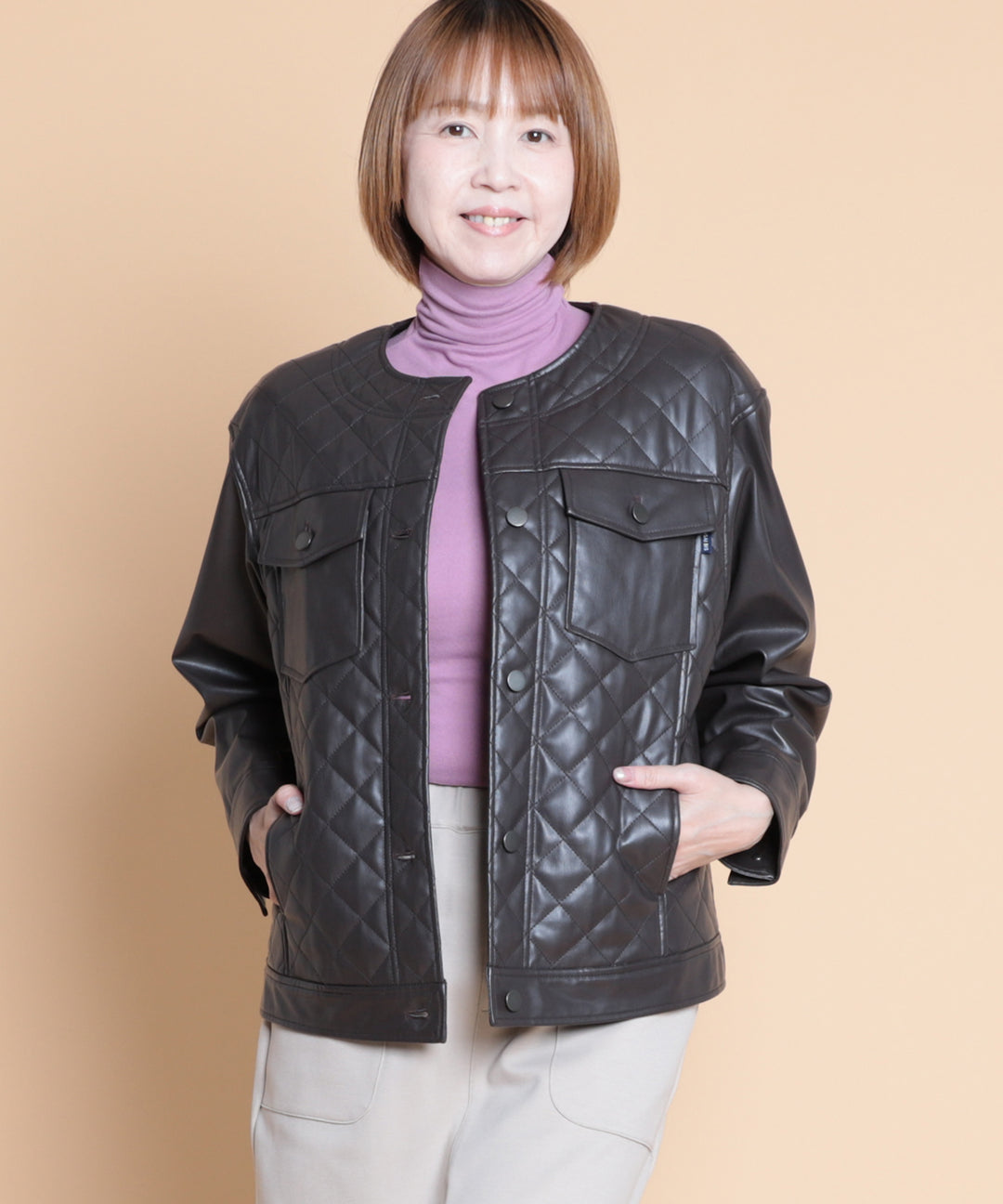 ecoレザーキルティングジャケット KANSAI BIS(カンサイビス)公式ストア