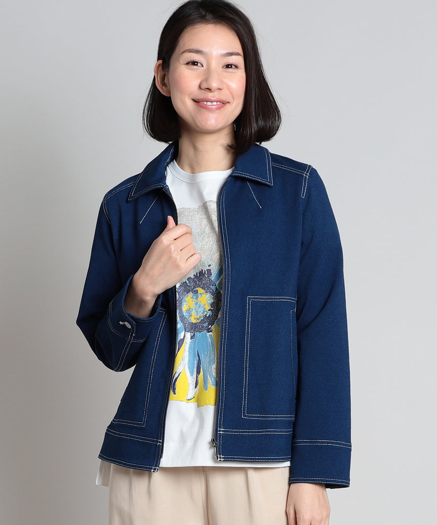 ストレッチデニムジャケット KANSAI BIS(カンサイビス)公式ストア 50代 