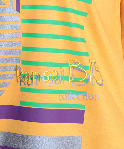 KANSAI BIS(カンサイビス) プリントロゴロングTシャツ 