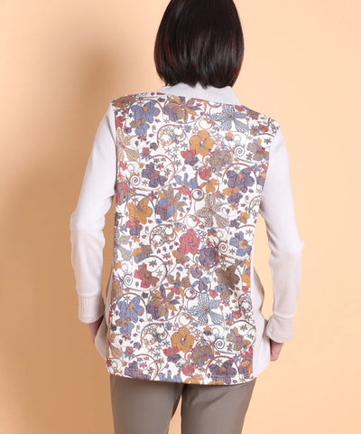 リバティ オーキッドガーデンウールJQリブミックスチュニック SAVOIR (サヴォア)