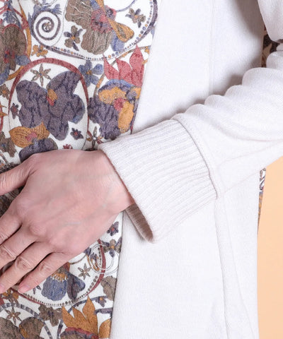 リバティ オーキッドガーデンウールJQリブミックスチュニック SAVOIR (サヴォア)