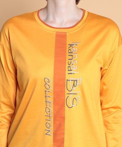 KANSAI BIS(カンサイビス) プリントロゴロングTシャツ 