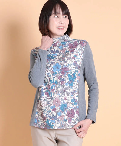 リバティ オーキッドガーデンウールJQミックスプルオーバー SAVOIR (サヴォア)