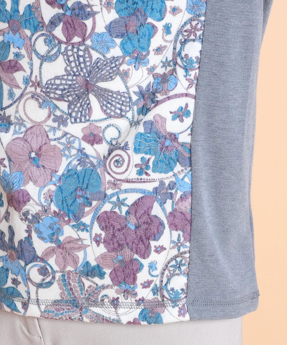 リバティ オーキッドガーデンウールJQミックスプルオーバー SAVOIR (サヴォア)