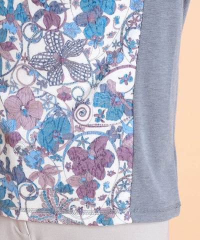 リバティ オーキッドガーデンウールJQミックスプルオーバー SAVOIR (サヴォア)