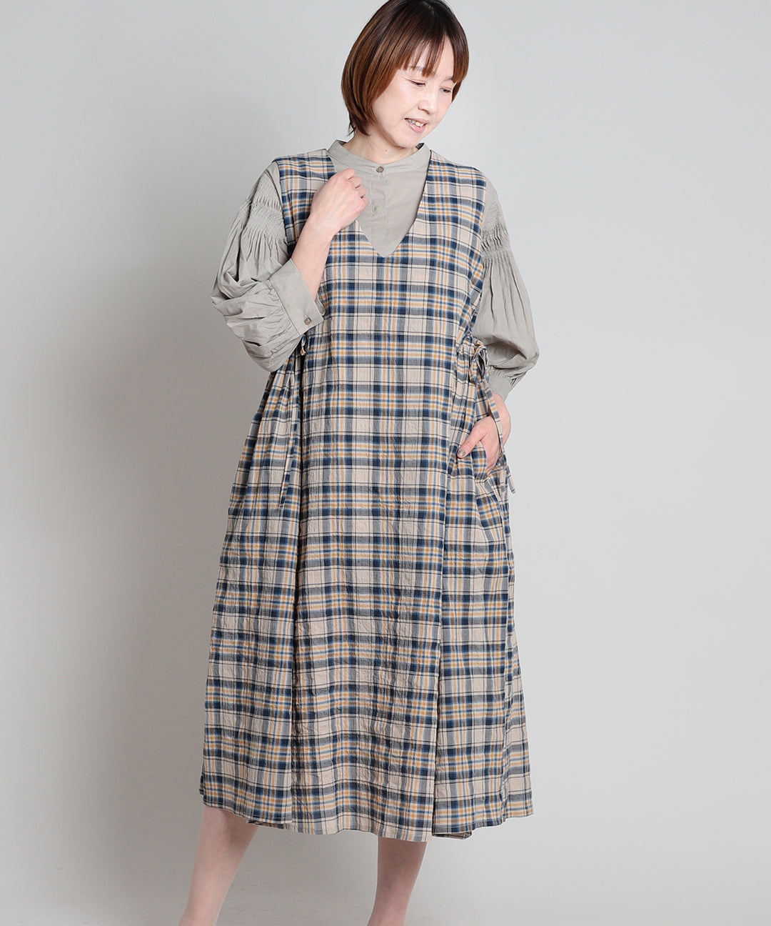 チェックロングワンピース DAYTIME(デイタイム)ブランド公式ストア 50