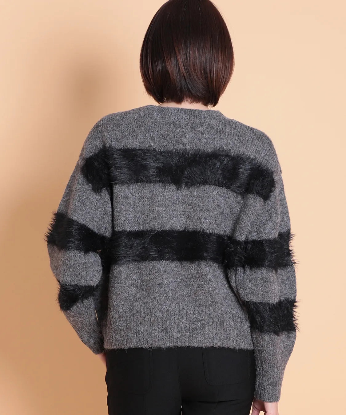 QPLUS シャギーボーダーPO C'EST LA VIE (セラビ)