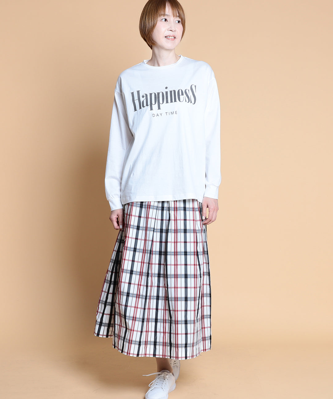 BEARDSLEY タフタギャザースカート ギンガムチェック 23SS 日本製 BEARDSLEY タフタギャザースカート ギンガムチェック 23SS 日本