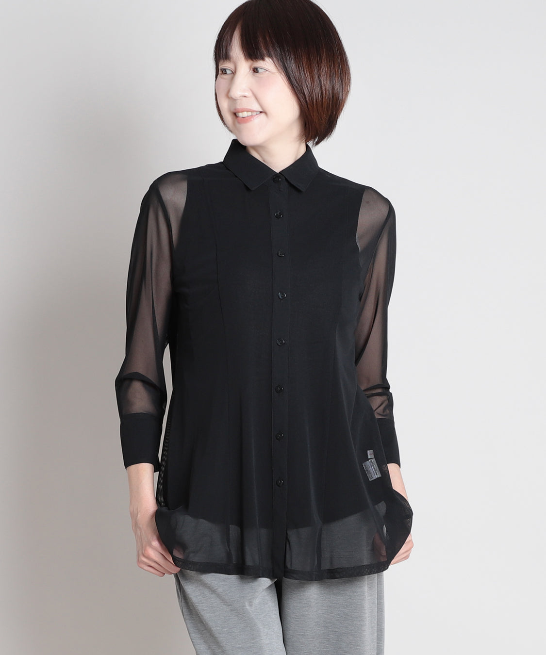 ブリリアントチュールロングシャツ  KANSAI BIS(カンサイビス)