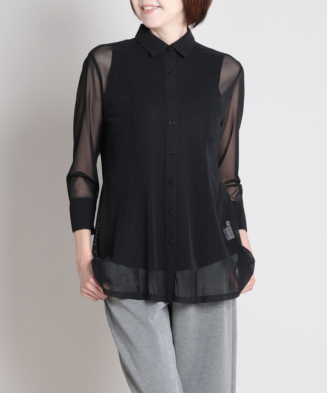 ブリリアントチュールロングシャツ  KANSAI BIS(カンサイビス)