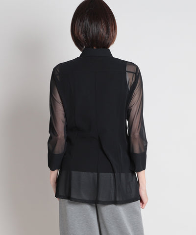 ブリリアントチュールロングシャツ  KANSAI BIS(カンサイビス)