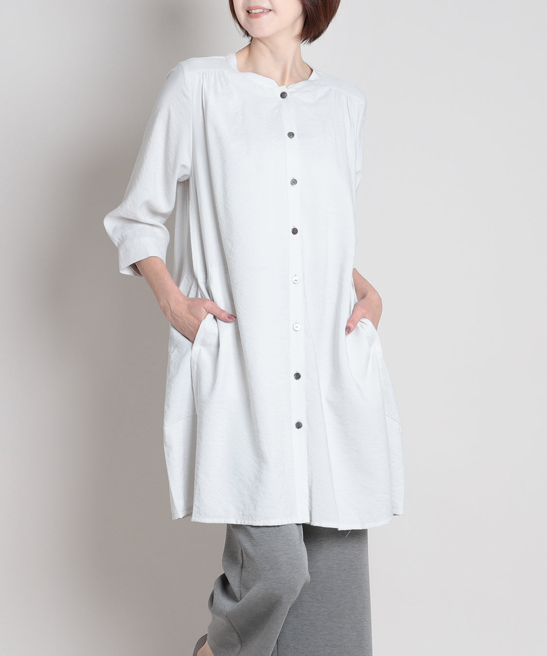 メイソンドビータンブラーロングシャツジャケット  KANSAI BIS(カンサイビス)