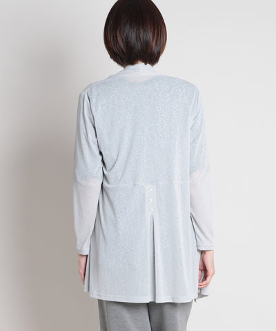 梨地ジャージーロングカーディガン  KANSAI BIS(カンサイビス)